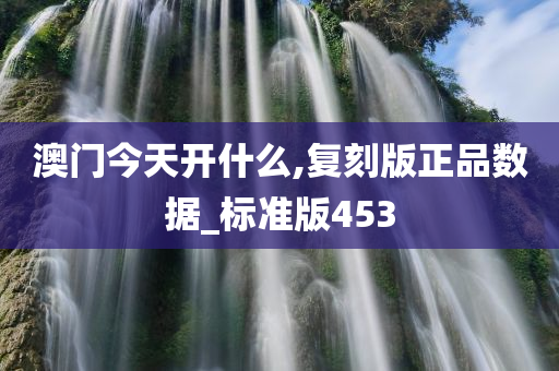 澳门今天开什么,复刻版正品数据_标准版453