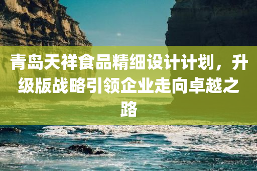 青岛天祥食品精细设计计划，升级版战略引领企业走向卓越之路