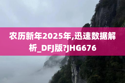 农历新年2025年,迅速数据解析_DFJ版?JHG676