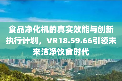 食品净化机的真实效能与创新执行计划，VR18.59.66引领未来洁净饮食时代