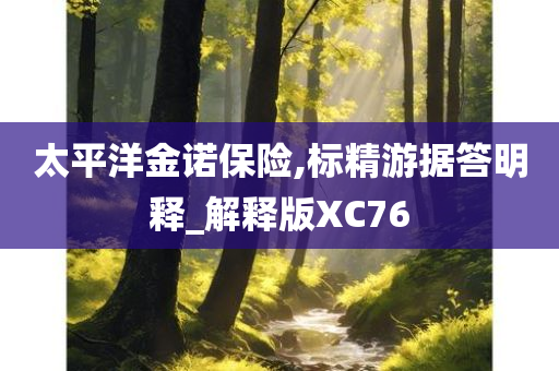 太平洋金诺保险,标精游据答明释_解释版XC76