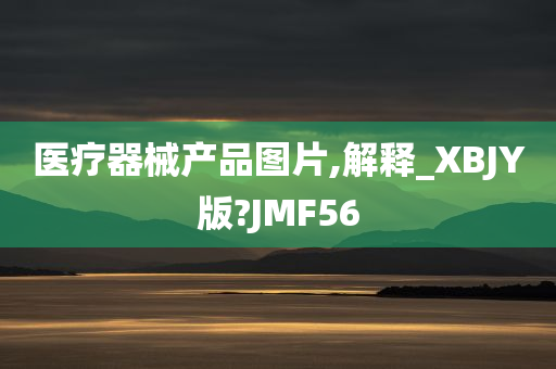 医疗器械产品图片,解释_XBJY版?JMF56