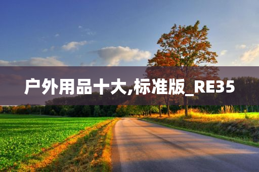 户外用品十大,标准版_RE35