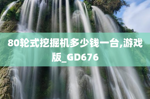 80轮式挖掘机多少钱一台,游戏版_GD676