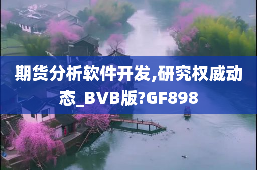 期货分析软件开发,研究权威动态_BVB版?GF898