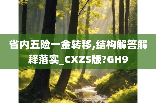 省内五险一金转移,结构解答解释落实_CXZS版?GH9