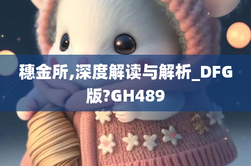 穗金所,深度解读与解析_DFG版?GH489