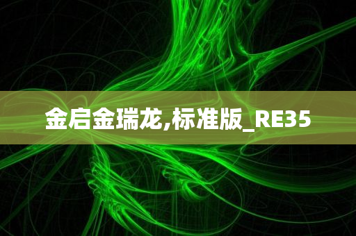 金启金瑞龙,标准版_RE35