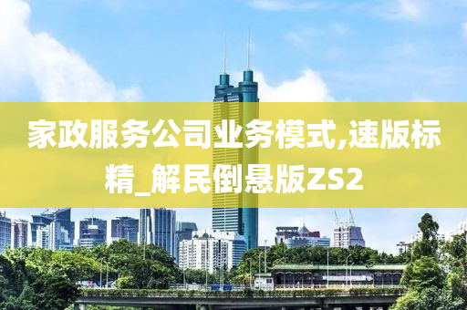 家政服务公司业务模式,速版标精_解民倒悬版ZS2