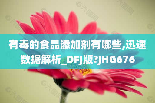 有毒的食品添加剂有哪些,迅速数据解析_DFJ版?JHG676