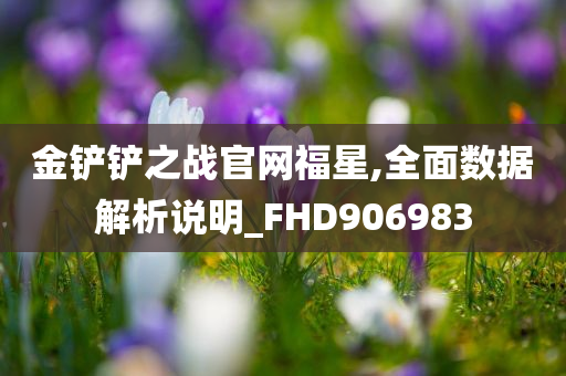 金铲铲之战官网福星,全面数据解析说明_FHD906983