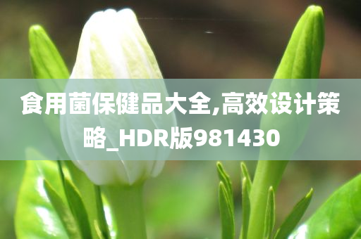 食用菌保健品大全,高效设计策略_HDR版981430