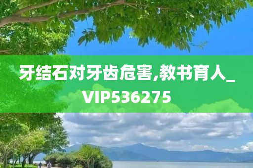 牙结石对牙齿危害,教书育人_VIP536275