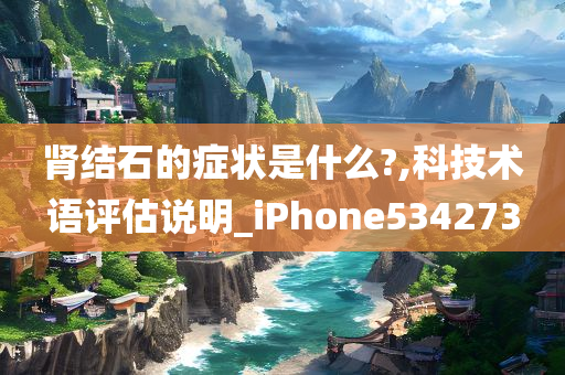 肾结石的症状是什么?,科技术语评估说明_iPhone534273