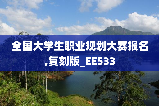 全国大学生职业规划大赛报名,复刻版_EE533