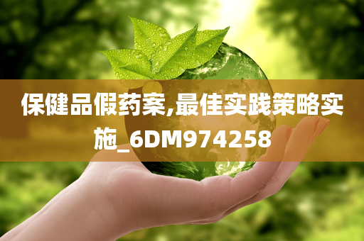 保健品假药案,最佳实践策略实施_6DM974258