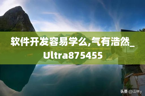 软件开发容易学么,气有浩然_Ultra875455