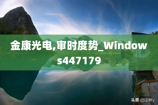 金康光电,审时度势_Windows447179