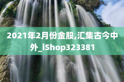 2021年2月份金股,汇集古今中外_iShop323381