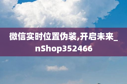 微信实时位置伪装,开启未来_nShop352466