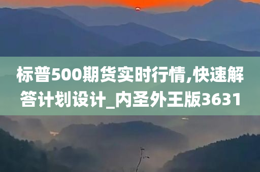 标普500期货实时行情,快速解答计划设计_内圣外王版3631