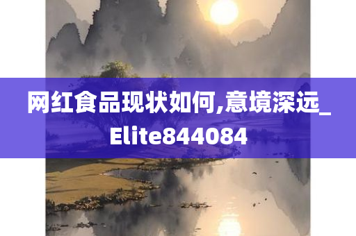 网红食品现状如何,意境深远_Elite844084