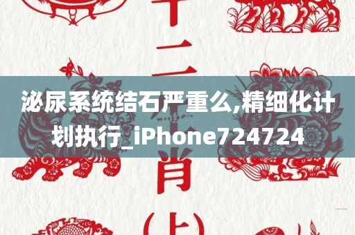 泌尿系统结石严重么,精细化计划执行_iPhone724724