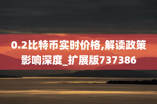 0.2比特币实时价格,解读政策影响深度_扩展版737386