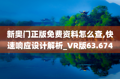 新奥门正版免费资料怎么查,快速响应设计解析_VR版63.674