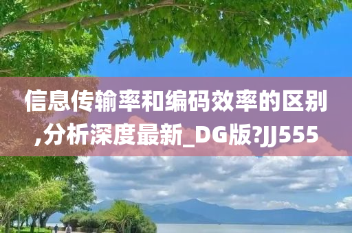 信息传输率和编码效率的区别,分析深度最新_DG版?JJ555