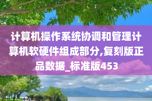 计算机操作系统协调和管理计算机软硬件组成部分,复刻版正品数据_标准版453