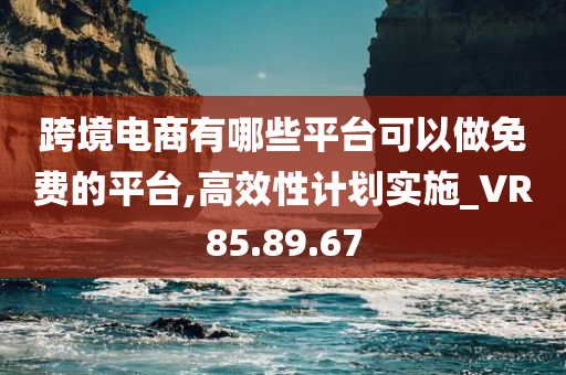 跨境电商有哪些平台可以做免费的平台,高效性计划实施_VR85.89.67