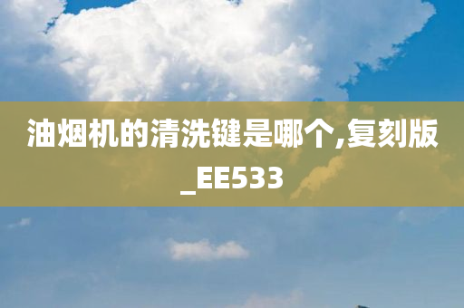 油烟机的清洗键是哪个,复刻版_EE533