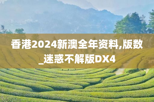 香港2024新澳全年资料,版数_迷惑不解版DX4