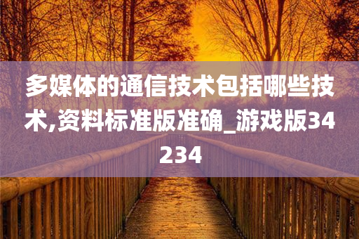 多媒体的通信技术包括哪些技术,资料标准版准确_游戏版34234