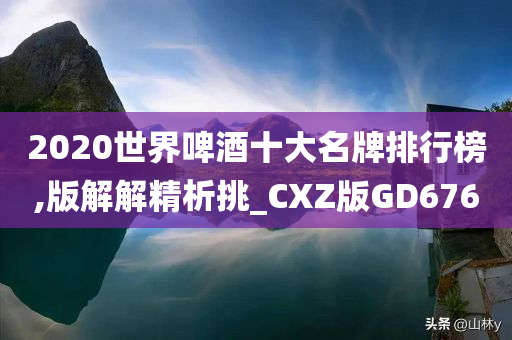 2020世界啤酒十大名牌排行榜,版解解精析挑_CXZ版GD676