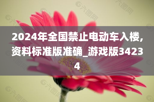 2024年全国禁止电动车入楼,资料标准版准确_游戏版34234