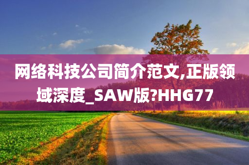 网络科技公司简介范文,正版领域深度_SAW版?HHG77