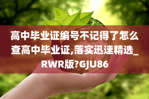 高中毕业证编号不记得了怎么查高中毕业证,落实迅速精选_RWR版?GJU86