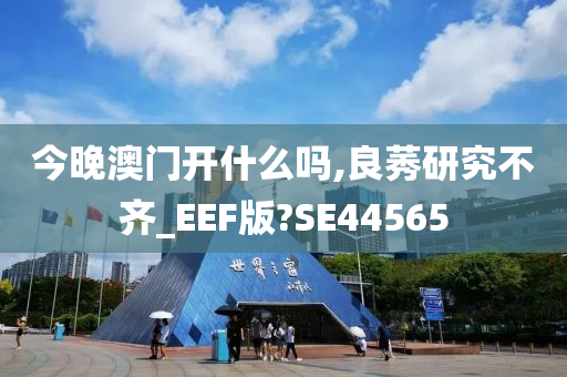 今晚澳门开什么吗,良莠研究不齐_EEF版?SE44565