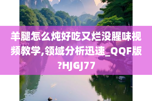 羊腿怎么炖好吃又烂没腥味视频教学,领域分析迅速_QQF版?HJGJ77