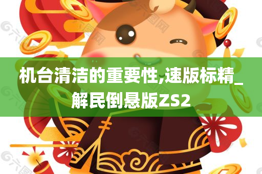 机台清洁的重要性,速版标精_解民倒悬版ZS2