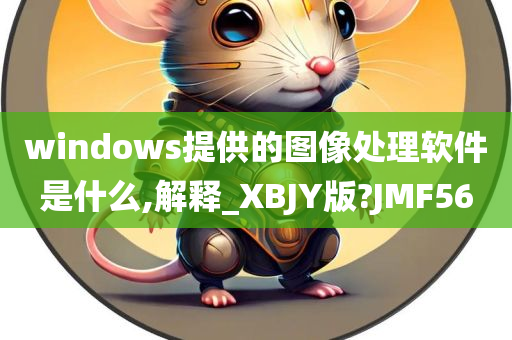 windows提供的图像处理软件是什么,解释_XBJY版?JMF56