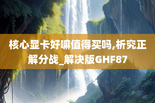 核心显卡好嘛值得买吗,析究正解分战_解决版GHF87