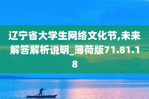 辽宁省大学生网络文化节,未来解答解析说明_薄荷版71.81.18