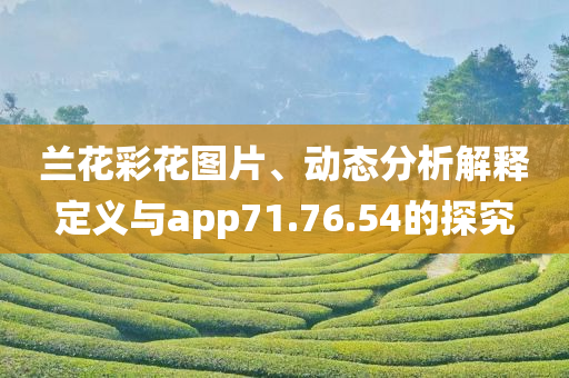 兰花彩花图片、动态分析解释定义与app71.76.54的探究