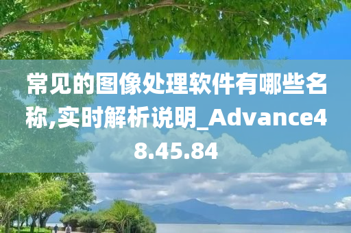 常见的图像处理软件有哪些名称,实时解析说明_Advance48.45.84