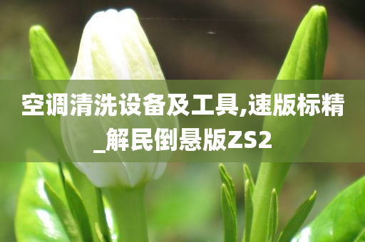 空调清洗设备及工具,速版标精_解民倒悬版ZS2