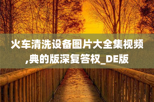 火车清洗设备图片大全集视频,典的版深复答权_DE版