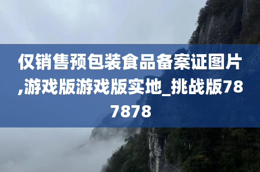 仅销售预包装食品备案证图片,游戏版游戏版实地_挑战版787878